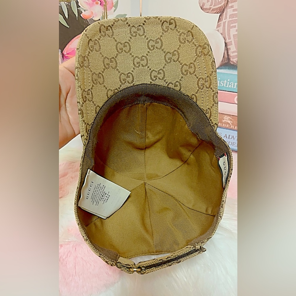 Gucci Brown Monogram Unisex Baseball Cap, Size Large - Picture 12 of 12